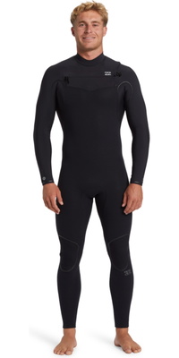 2026 Billabong Mens Furnace Natural 3/2mm Chest Zip Wetsuit ABYW100264 - Black
